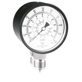 Differenzdruck-Manometer mit Rohrfedermessglied