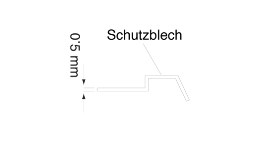 TSA 8 Schutzblech