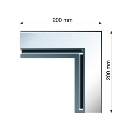 FBA-E 90° innen