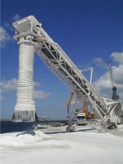 Loading spout for shiploading